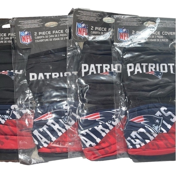 NFL Patriots Face Covering Masks - Picture 2 of 2